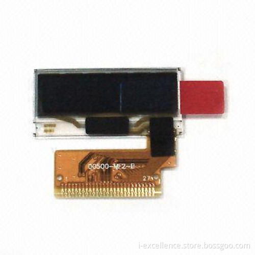OLED Display Module with 128 x 36-dot Matrix and White Display Color